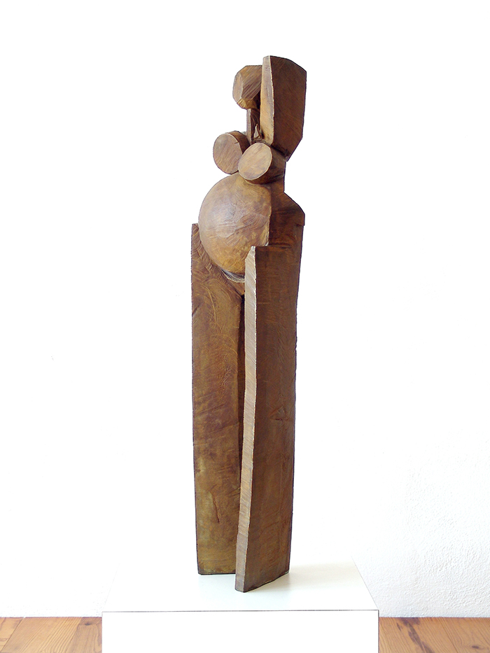 Agnes Keil, Fetisch, Bronze, 2019, H&oumlhe 105cm